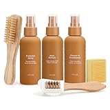 UGOOOSI Suede and Nubuck Cleaner Kit, 5-in-1 Shoe Care Kit with Protector Spray | Effective Suede Stain Remover and Water Repellent for Sheepskin, Leather, Suede Boots, Sneakers and Footwear