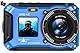 Digitalkamera, Yixinxin 4K 64MP 33FT UHD Unterwasserkamera zum Schnorcheln mit 32GB Karte Dual-Screen Kompakte wasserdichte staubdichte schwimmfähige Kamera Autofokus Digitalkamera wasserdicht 1500mAh