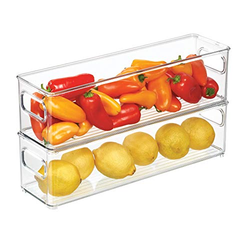 iDesign 70430 Plastic Refrigerator and Freezer Storage Bin, BPAFree
