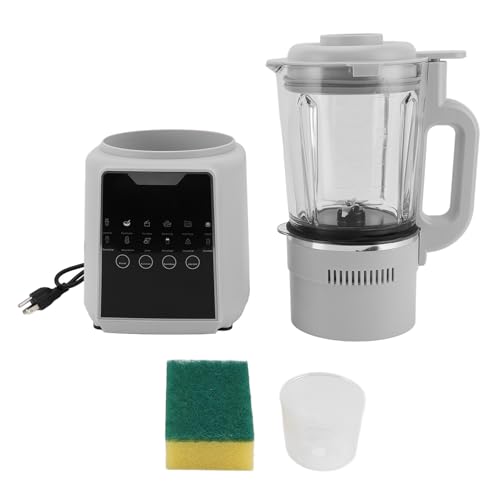 Nut Milk Maker Machine,1200W 1650ml Capacity Low Noise Delay Start 24H Timer Automatic Nut Milk Blender Soy Milk Maker Household Food Supplement Blending Machine (US Plug 110V)
