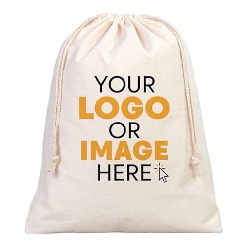 Customizable Handmade 100% Cotton Drawstring Pouch 16x20 Inches - Personalized Favor Bags, Beach Essentials Tote Bag, Muslin Wedding Pouch, Multi-use Laundry Bag