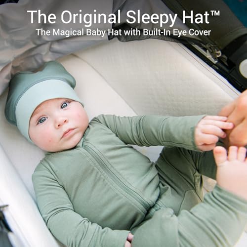 The Original Baby Sleep Mask & Soft Eye Shade – Newborn, Sun Hat & Beanie – Travel & Baby Gifts2
