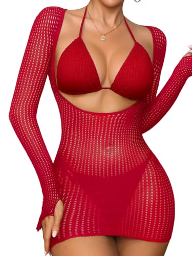 Image of Lilosy Beach Swimsuit Single Cover Up Women Dress Bathing Suit