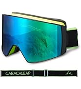 Skibrille Snowboardbrille für Männer Frauen, Magnetischer Clipverschluss