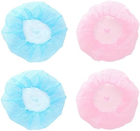 HiCat 4 Pack Family Baby Kid Finger Protector Safety Dustproof Fan Guard Net Mesh Cover, Summer Washable Dustproof Safety Fan Protection, Safety Fan Cover (Blue & Pink)