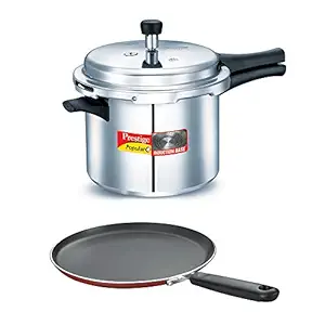Prestige Kitchen Starter Pack (Pressure Cooker 5 L + Omni Tawa 280 mm)