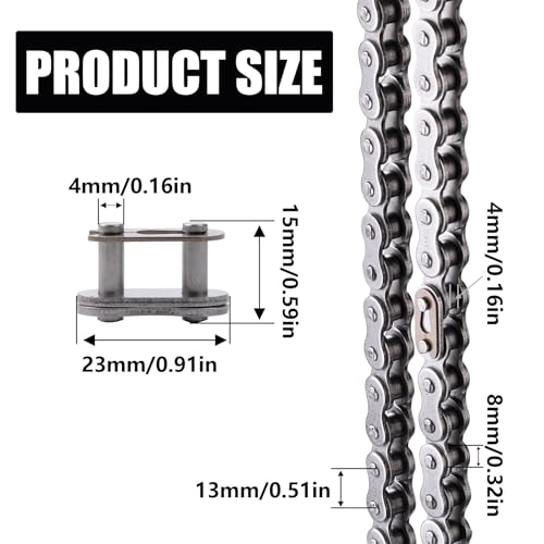image for CNCMOTOK 415H-110L Chain for 49cc 60cc 66cc 80cc 2-Stroke Engine Motor