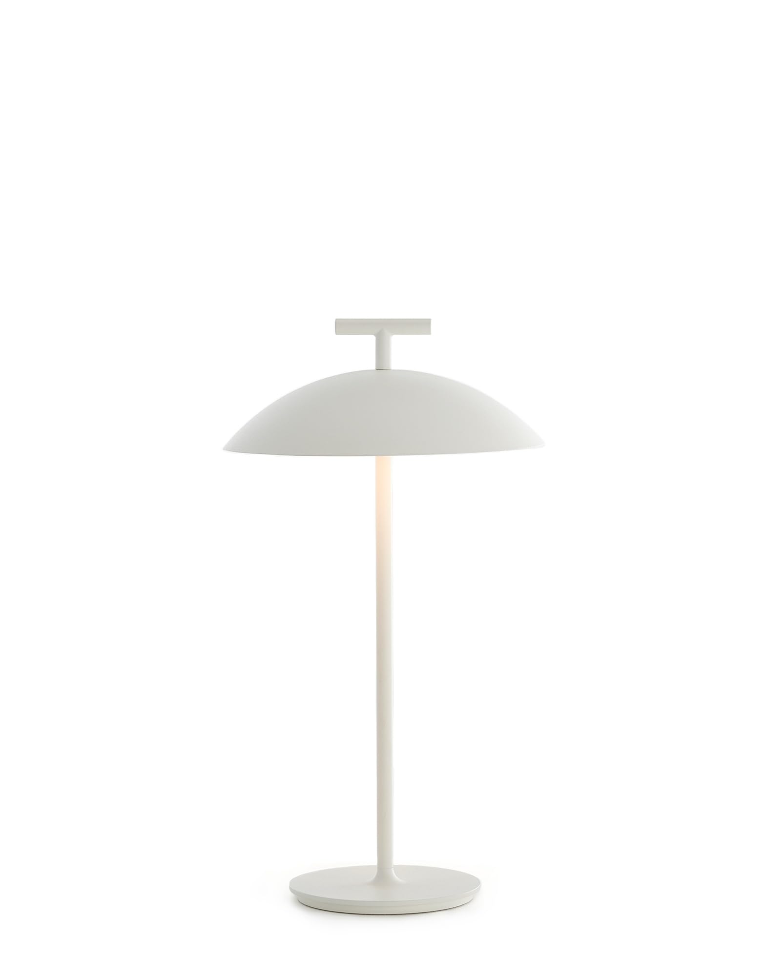 Kartell Lampada da Esterno dimmerabile Ricaricabile, Bianco, H 36.5 cm