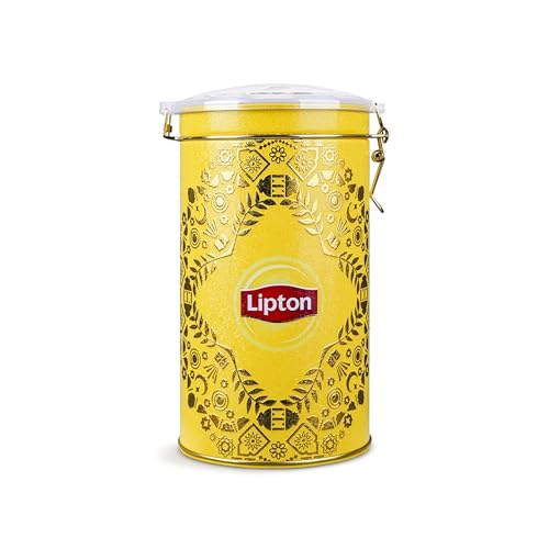 Image of Lipton Yellow Label International Blend | Gift Jar | Loose Black Tea | Bold & Rich Flavor | For Tea Lovers | Jar of Joy | 430g