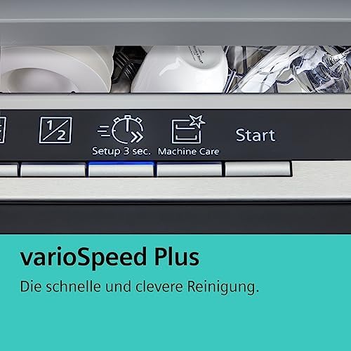 Bild 5 - Siemens SN53ES06VE, iQ300 Smarter Geschirrspüler, Teilintegrierte Spülmaschine, 60 cm, Besteckschublade, auto Türöffnung, 3-fach rackMatic, besonders leise, intensiveZone, varioSpeed, aquaStop