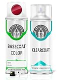 ERA Paints E9/M6688 - Laser Red Metallic for FORD Exact Match Automotive Touch Up Paint Spray - Essential Kit
