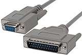 SF Cable, 3ft DB9 Female to DB25 Male Modem Cable
