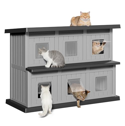 GULAIMOAO 2-Storey Cat Shelter