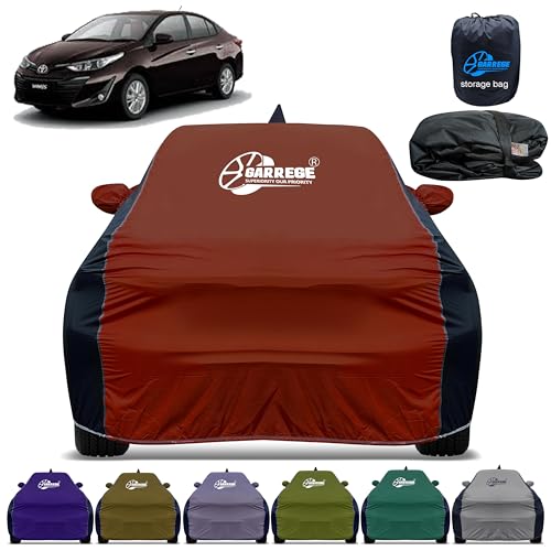 Image of Car Cover for Toyota Yaris All-Weather & Scratch Protection with Mirror & Antenna Pockets | Washable Fabric | Custom Fit | Premium Multicolor | We Send Any One Color from Showing Image
