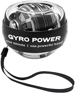 Wrist Exerciser – Auto-Start Gyro Ball Hand Strengthener for Forearm, Wrist & Grip Training. Portable Forearm Trainer for Home, Office, Gym.