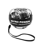 Power Ball Auto Start Wrist Strengthener – Gyroscopic Forearm Exerciser for Grip Strength, Arm & Hand Training – Ideal for Athletes, Rehab & Daily Fitness Black