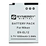 Nikon Coolpix AW100 Digital Camera Battery Lithium-Ion (1050 mAh) - Replacement for Nikon EN-EL12 Battery