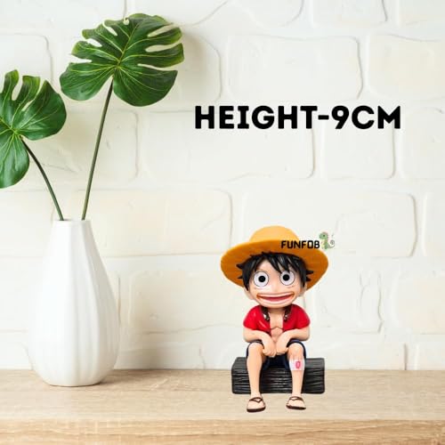 Image of Blue Aura Luffy Action Figure Height-9cm Collectible for Kids & Adults Gifting | Lu-fy Bandg
