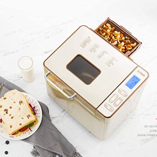 SMEJS Brotbackautomaten, Edelstahl-automatischer Multifunktionshaushalt Brot-Hersteller, Power off Memory-Funktion… – Bild 5