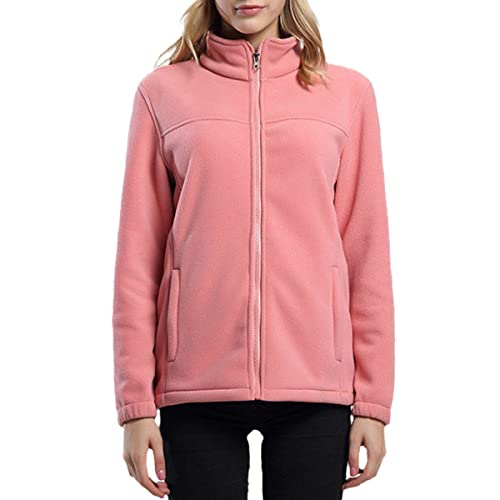 Chaqueta de abrigo casual en forro polar para rutas de senderismo y diario