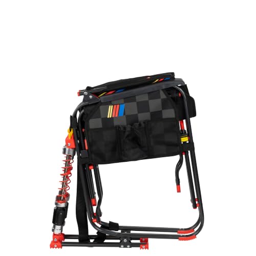 GCI Outdoor NASCAR Adjustable Rocker Camping & Sideline Sports Chair | Portable Folding Rocking Chair with Durable Armrests, Adjustable Shocks & Drink Holder - image 4