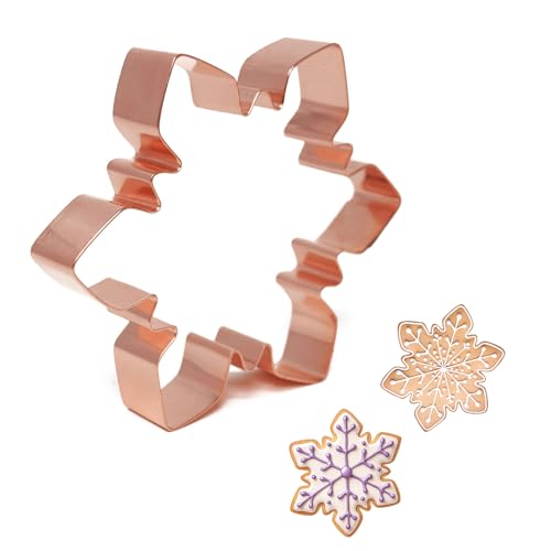 Elegant Copper Snowflake Cookie Cutter...