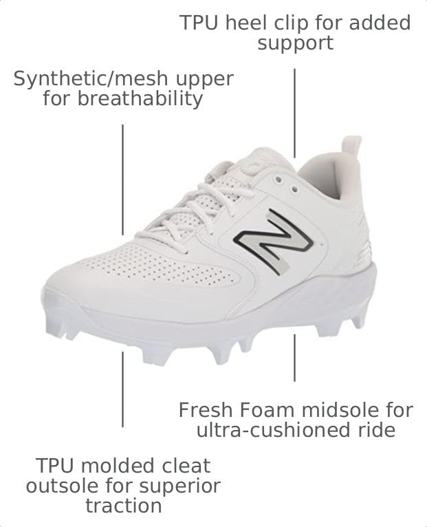 Image of New Balance Men's Fresh Foam 3000 V6 Molded Baseball Shoes