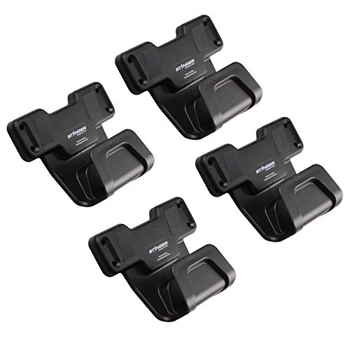 STINGER Gun Magnet, Safety Trigger Guard Protection, Magnetic Gun Mount for Vehicle, Wall Mount Gun Rack, Concealed Gun Holder for Handgun Shotgun Pistol Revolver, Gun Storage for Car (Black 4 Pack)