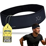 Halo Headband X Series 2 Inch Wide Headband Sweatband for Men Pullover L/XL
