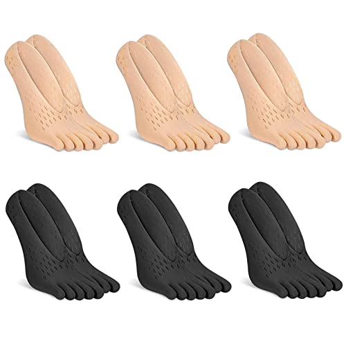 PANGEGE Projoint Antibunions Health Sock, Orthoes Bunion Relief Socks, Sock Align Toe Socks for Bunion, Toe Separator Socks(6 pairs)