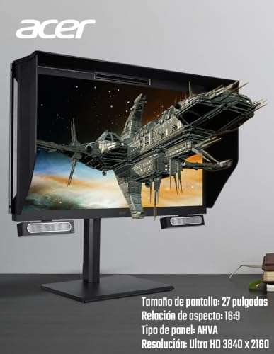 Image of Acer SpatialLabs View Pro ASV27-2P 27 inch Class 4K UHD LCD Monitor - 16:9
