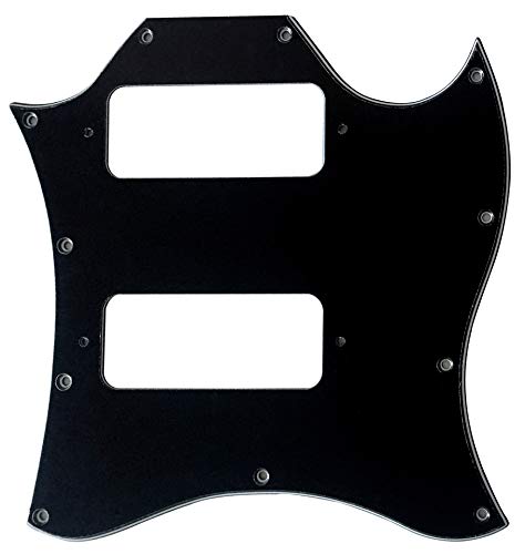 �M�^�[�s�b�N�K�[�h For US Gibson SG P90 Without Birdge Holes Drill Guitar Pickguard Scratch Plate (3�v���C�u���b�N)