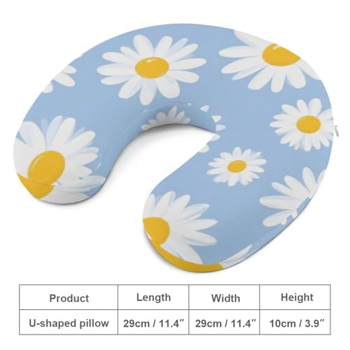 Almohada de espuma viscoelástica para viaje ajustable miniatura 2