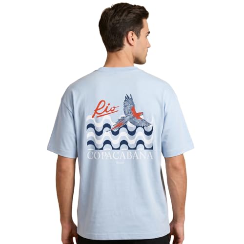 T-shirt graphique ample xxl homme pour éviter les vêtements serrés