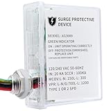 AG3000 120/240 VAC HVAC Surge Protective Device - Surge Protective Device with TPMOV Technology, Watertight Enclosure, L-G, L-L, L-N Three Modes Surge Protection, UL Listed 5 Year Warranty
