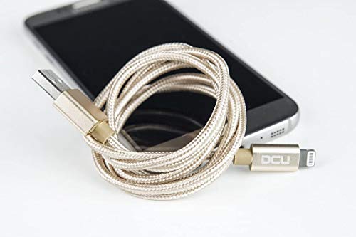 Câble USB-MFi iPhone aluminium argent 1M Dcu Tecnologic premium et robuste - 6