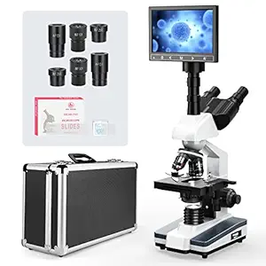 [Research-Grade] Vabiooth Lab Compound Trinocular Microscopes 40X-2000X Magnification with 7