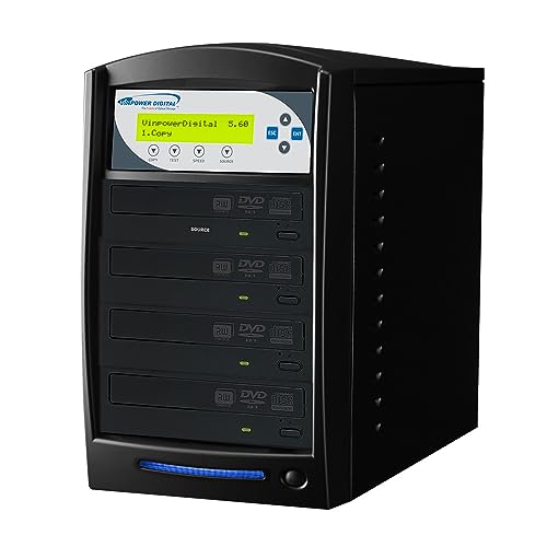 Vinpower SharkCopier 3 Target 24X CD DVD Duplicator Copier standalone Tower with 2 TB Hard Drive + USB 3.0