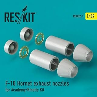 Reskit RSU32-0001 - 1/32 - F-18 Hornet Exhaust nozzles for Academy/Kinetic Kit Resin Detail