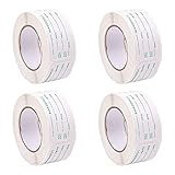 Hsthe Sea 1200 PCS Lebensmittelaufbewahrungsetiketten Selbstklebende Datumsetiketten Abnehmbare Gefrier-Lebensmittelaufkleber Papier für Zuhause oder Restaurant Konservenbehälter