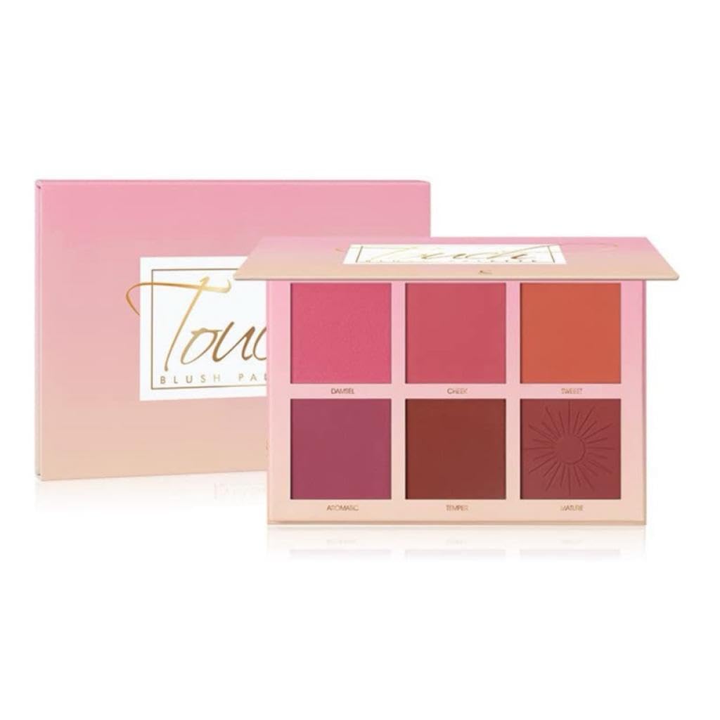 EKINSU x Imagic Professional 6 Color Touch Blush Palette, Eyeshadow, Blush, Highlighter-picture-39
