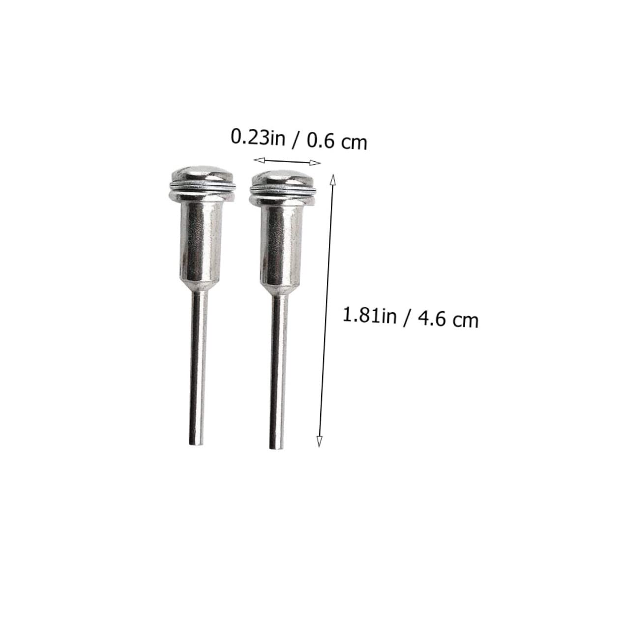 IWOWHERO 26Pcs Cut Off Wheel Screw Mandrel for Rotary Tools Includes Shank Disc Holders Durable Connecting Rods for Cutting Polishing and Sanding Applications