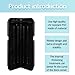 XIALUO Dock Corner Bumper Fender Inflatable Dock Protection 2Pcs Black 8