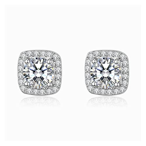 Boucles d'oreilles carrées pendantes géométriques pour femme élégante