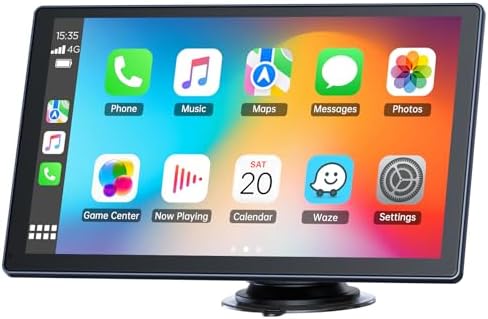 Example Aux Screen Amazon.com: LAMTTO 9 Inch Wireless Car Stereo with Apple Carplay ...