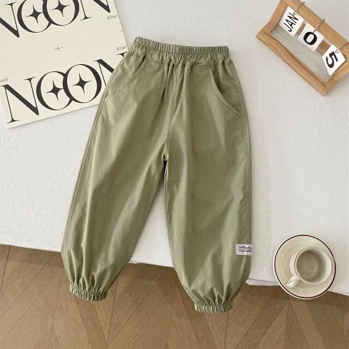 Boys Casual Cargo Pants Summer Activewear Loose Fit Trousers for Sports Kids Fashion Sweatpants Athletic Wear3
