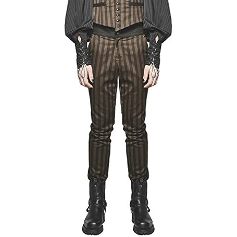 Pantalones Steampunk para hombre Punk Rave Cover