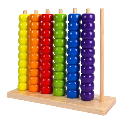 Gothink Color Matching Challenge Game – A Fast-Paced Color Matching Puzzle Stack Games for Fun Parties and Family Game Night. Includes Stack Racks and 60 Rings, 1-2 Players — view 2