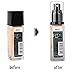 LUFOX 2Pcs Foundation Pump for Maybelline Fit Me Liquid Foundation (Gold+Black)