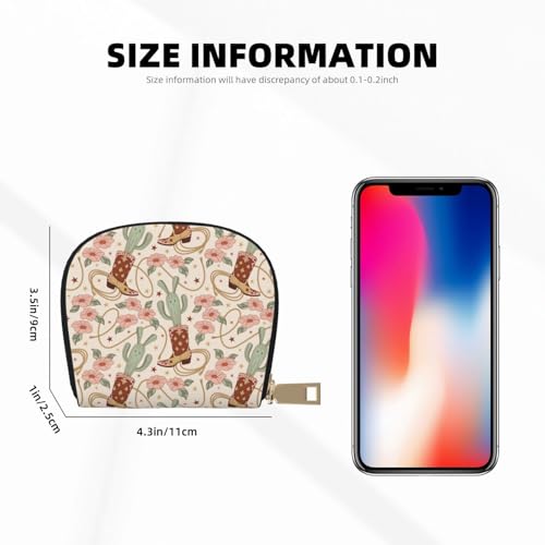 Floral Cowboy Boots Credit Card Holder for Women, Leather Credit Card Holder Wallet, Card Case Wallet2